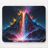 Tapis De Souris Pic de cascade arc-en-ciel (Devant)