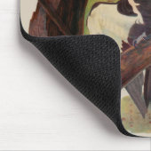 Tapis De Souris Pic Pilé Audubon Oiseau Faune Peinture (Coin)