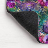 Tapis De Souris Pic rose pourpre Floral (Coin)