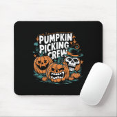Tapis De Souris Picking Crew Funny Citrouille Patch Costume d'Hall (Avec souris)