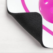 Tapis De Souris Pickleball amour pink pickball sport rose (Coin)