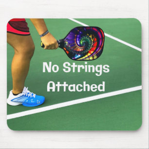 Tapis De Souris Pickleball Funny No Strings Attaché