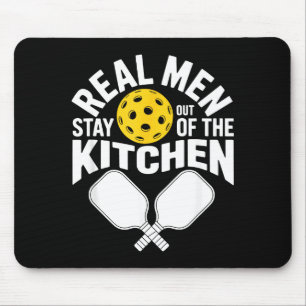 Tapis De Souris Pickleball hommes cuisine humour drôle pour les fa