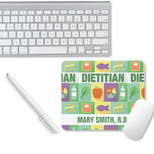 Tapis De Souris Pictogramme diététique professionnel ・ personnalis