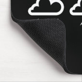Tapis De Souris Pictogramme Mousepad de systèmes de temps (Coin)
