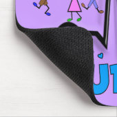 Tapis De Souris PICU Infirmière Cadeaux-QRS Segment et conception  (Coin)