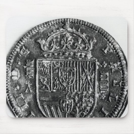 Tapis De Souris Pièce en argent (Devant)