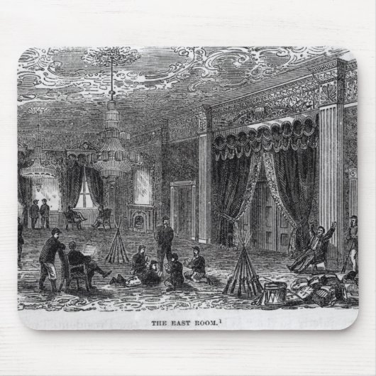 Tapis De Souris Pièce est de la Maison Blanche pendant le civil (Devant)