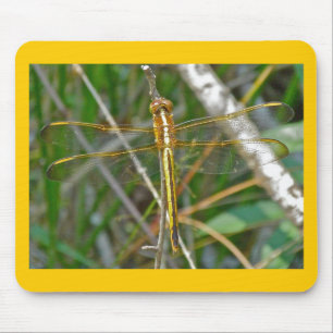 Tapis De Souris Pièces de libellules de Meadowhawk d'or (Sympetrum