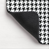 Tapis De Souris Pied-de-poule noir et blanc (Coin)