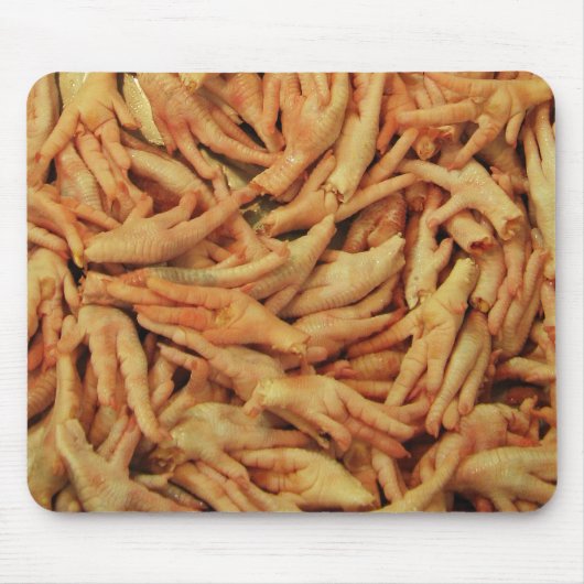 Tapis De Souris Pieds de poulet cru (Devant)