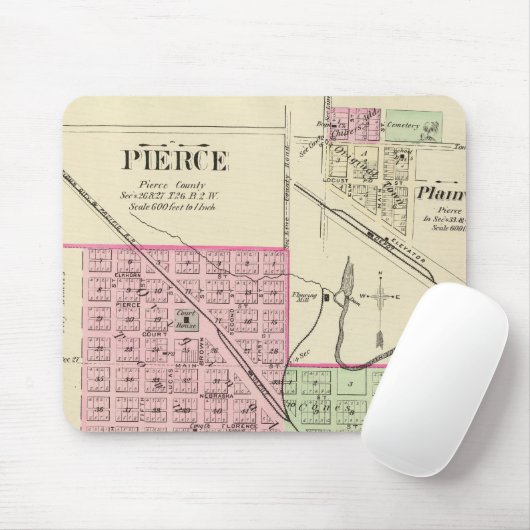 Tapis De Souris Pierce, Nebraska (Avec souris)