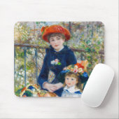 Tapis De Souris Pierre-Auguste Renoir - Deux soeurs sur la terrass (Avec souris)