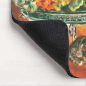 Tapis De Souris Pierre-Auguste Renoir Geraniums Et Chats (Coin)
