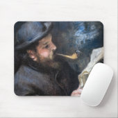 Tapis De Souris Pierre-Auguste Renoir - Lecture Claude Monet (Avec souris)