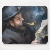 Tapis De Souris Pierre-Auguste Renoir - Lecture Claude Monet (Devant)