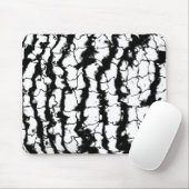 Tapis De Souris pierre blanche et noire (Avec souris)