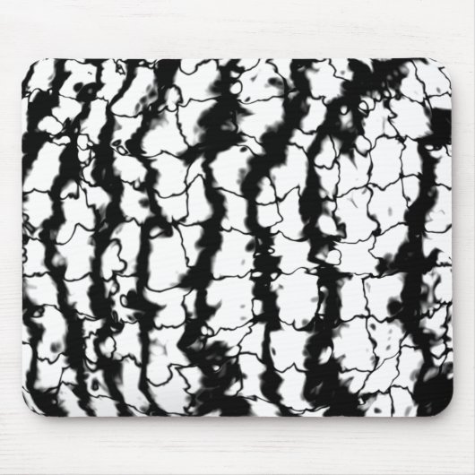 Tapis De Souris pierre blanche et noire (Devant)