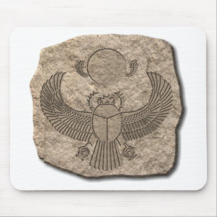 Tapis De Souris Pierre de scarab antique égyptienne sacrée