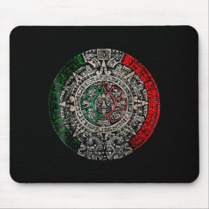 Tapis De Souris Pierre de soleil du calendrier aztèque Art mexicai