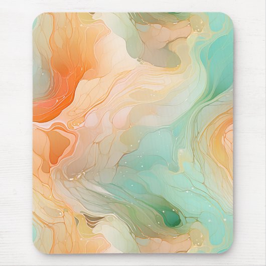 Tapis De Souris Pierre en terre cuite motif transparente (Devant)