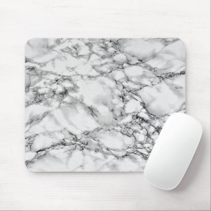 Tapis De Souris Pierre Marbre blanc branchée