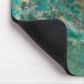 Tapis De Souris Pierre minérale bleu Chrysocolla (Coin)