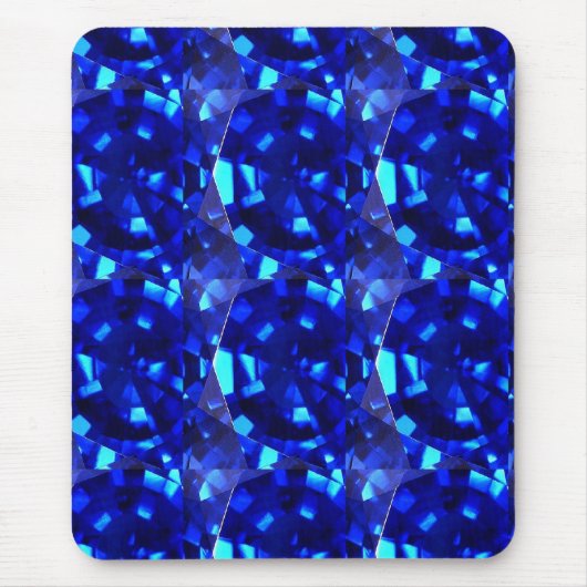 Tapis De Souris pierre précieuse bleue (Devant)