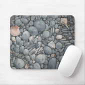 Tapis De Souris Pierres de plage Coques Galets Rochers Peinture Ar (Avec souris)