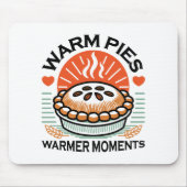 Tapis De Souris Pies chaudes Moments plus chauds - Conception d'au (Devant)