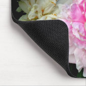 Tapis De Souris Pies roses et blanches (Coin)