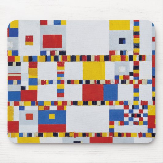 Tapis De Souris piet mondrian, victoire.boogie-woogie (Devant)