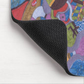 Tapis De Souris Pieuvre spatiale, abstraite (Coin)