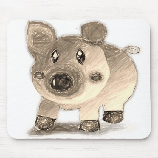 Tapis De Souris Pig Mousepad (Devant)