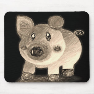 Tapis De Souris Pig Mousepad