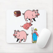 Tapis De Souris Pig Mousepad (Avec souris)