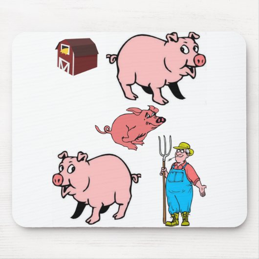 Tapis De Souris Pig Mousepad (Devant)