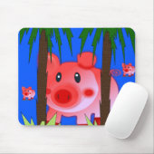Tapis De Souris Pig Mousepad (Avec souris)