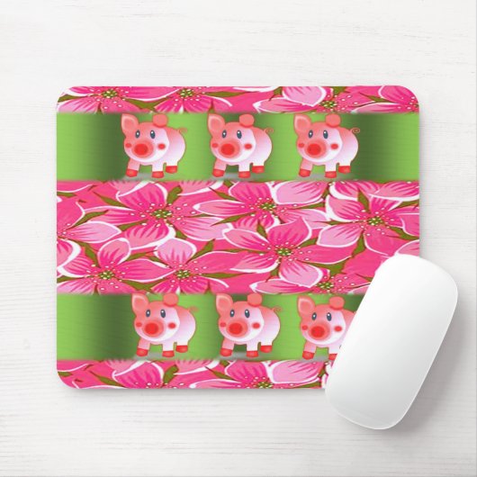 Tapis De Souris Pig Mousepad (Avec souris)