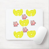 Tapis De Souris Pig Mousepad (Avec souris)