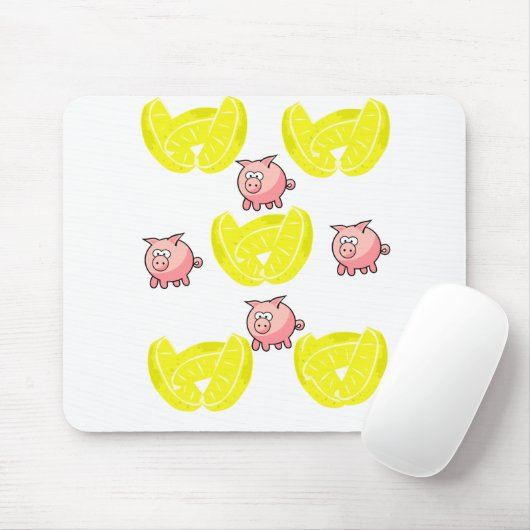 Tapis De Souris Pig Mousepad (Avec souris)