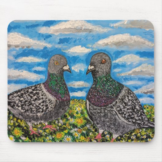 Tapis de souris Pigeon (Devant)