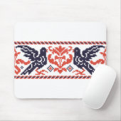 Tapis De Souris Pigeons en couple (Avec souris)