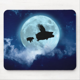 Tapis De Souris Piglet volant néocturne