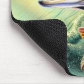 TAPIS DE SOURIS PIKE PÊCHANT MOUSEPAD (Coin)