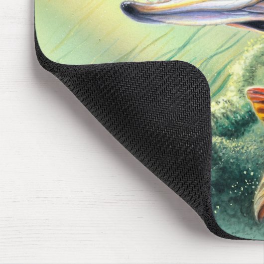 Tapis De Souris Pike pêchant Mousepad (Coin)
