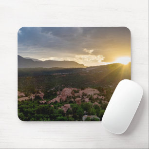 Tapis De Souris Pikes Peak Sunset Haze Mousepad