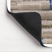 Tapis De Souris Pile d'art d'évènements actuels de journaux (Coin)