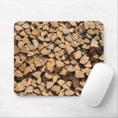 Tapis De Souris Pile De Bois (Avec souris)