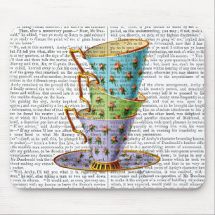 Tapis De Souris Pile de trois tasses de thé vintages